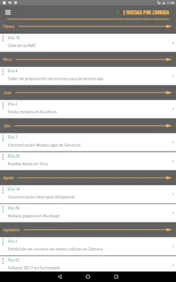 Dos Ruedas Por Zamora android App screenshot 1